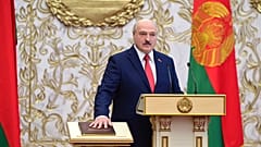 الرئيس البيلاروسي ألكسندر لوكاشنكو يؤدي اليمين، مينسك 23 سبتمبر 2020