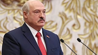 Александр Лукашенко во время инаугурации.