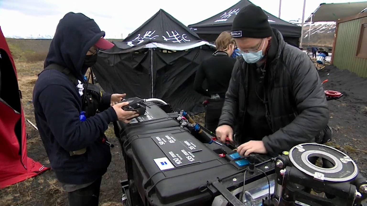 Un tournage sur le territoire islandais