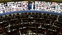 Arjantin Meclisi koronavirüs döneminde oturumları video konferansla yapıyor