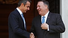 Kyriakos Mitsotakis Mike Pompeo