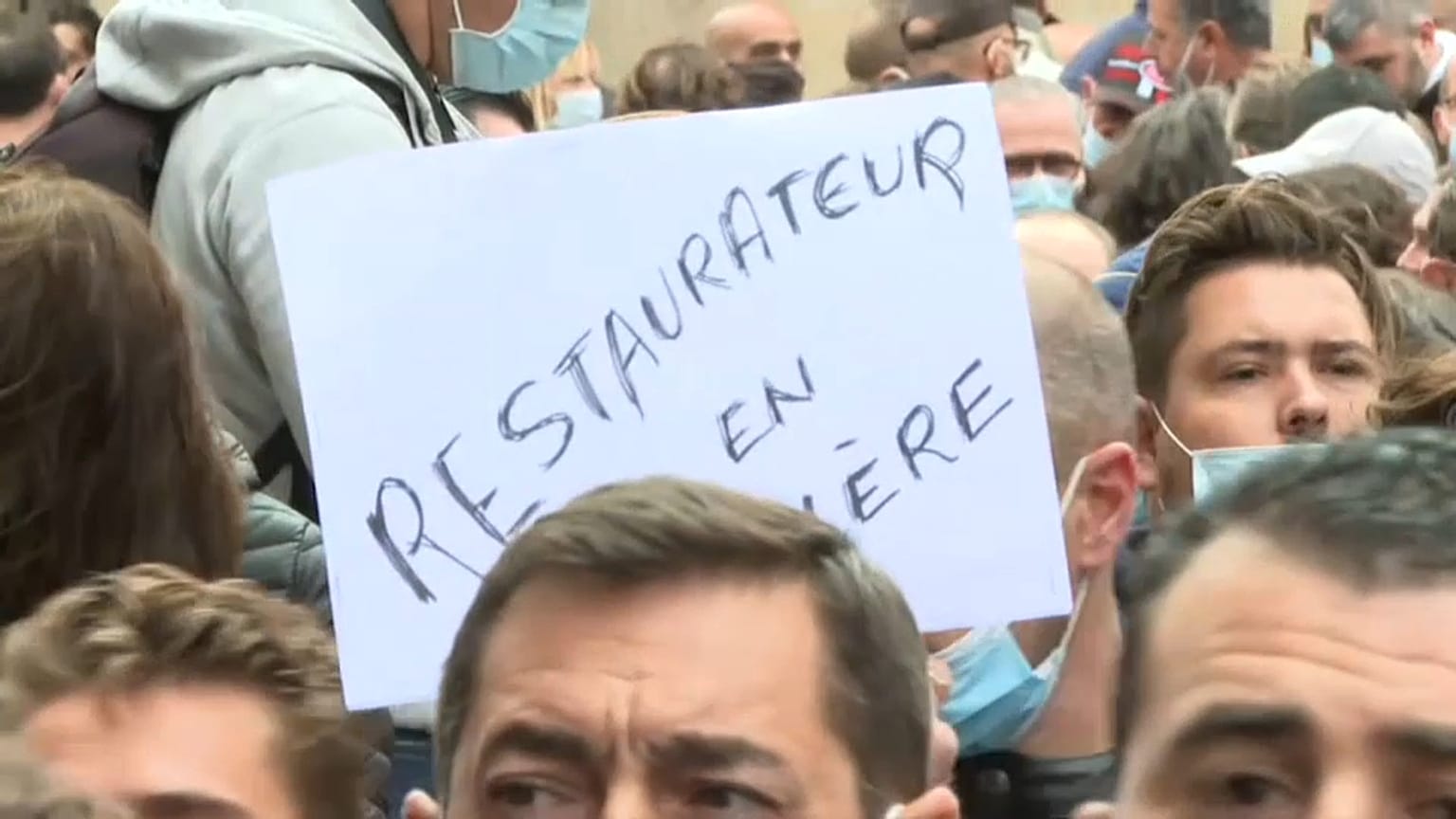 Les restaurateurs en colère à Marseille