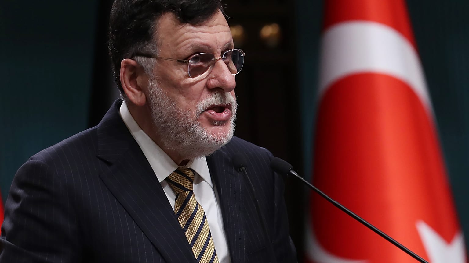  Fayez al Sarraj, presidente del Governo di accordo nazionale in Libia