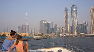 Dubaj új arca, hajóból nézve
