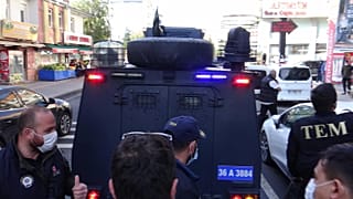 Ayhan Bilgen, the mayor of Kars, was taken away in a police van on Friday morning