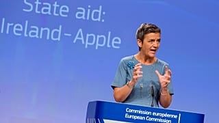 European Union Competition Commissioner Margrethe Vestager on July 15, 2020 in Brussels.