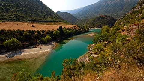 The Vjosa River is Europe's last free-flowing river.