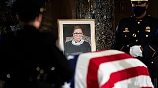 ABD Yüksek Mahkemesi Yargıcı Ruth Bader Ginsburg'un cenazesi Kongre'ye getirildi