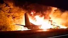 Accidente aéreo militar en Ucrania deja al menos 25 muertos