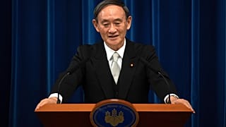 Japan's new Prime Minister Yoshihide Suga