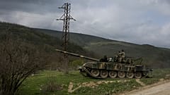 Dağlık Karabağ bölgesindeki Ermeni askerleri