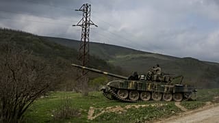 Dağlık Karabağ bölgesindeki Ermeni askerleri