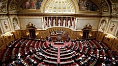 FILE - This Thursday, Dec. 11, 2014 file photo shows a general view of France's Senate 