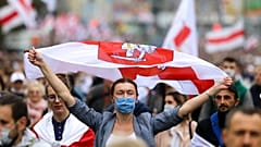 Nouvelle manifestation au Bélarus contre Alexandre Loukachenko, le dimanche 27 septembre 2020