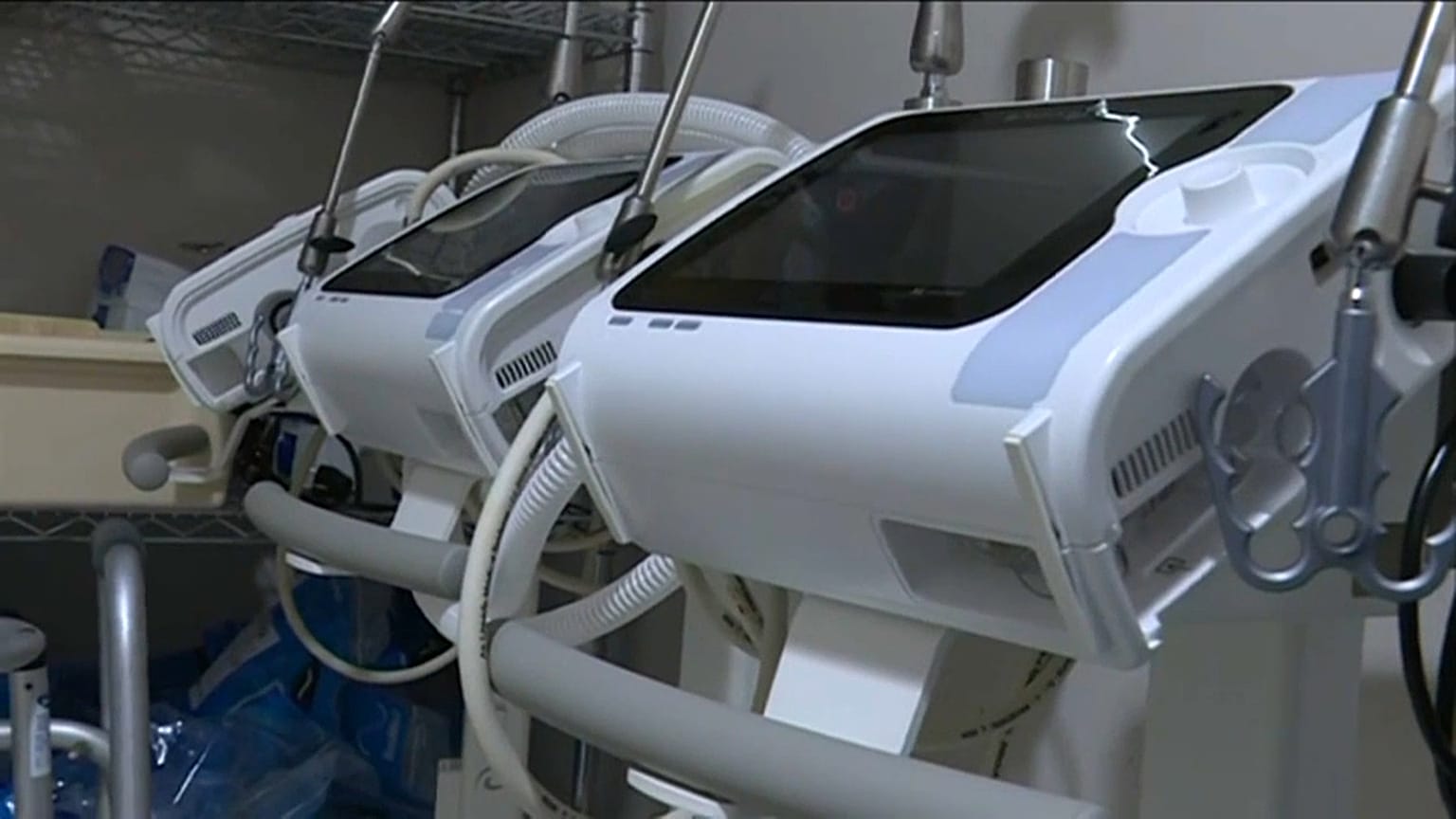 Hospital equipment not in use