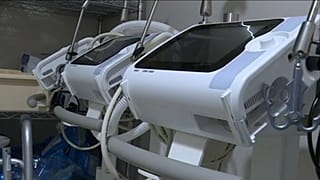 Hospital equipment not in use