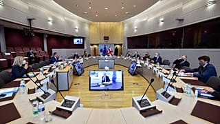 Michael Gove und Maros Sefcovic