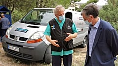 Ο Πρόεδρο της Επιτροπής Εμπειρογνωμόνων του Υπουργείου Υγείας, Καθηγητή Σωτήρης Τσιόδρας πραγματοποιεί αυτοψία στην Λακωνία