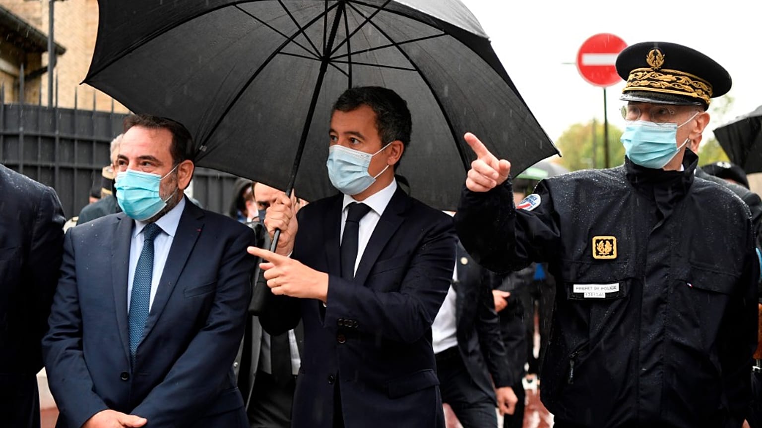 Il ministro degli Interni francese Gérald Darmanin