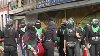 Protesta feminista en México DF