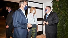 Υποδοχή Πομπέο στα Χανιά