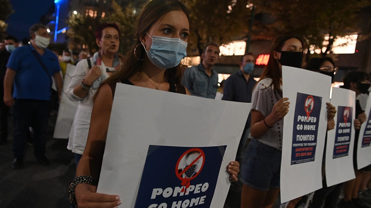 ABD Dışişleri Bakanı Mike Pompeo protesto edildi