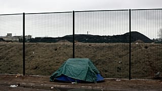 Tente de migrants près de Calais - Photo d'archives