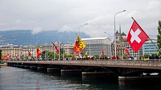 شهر ژنو در غرب سوئیس