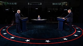 Le candidat démocrate Joe Biden et le président des Etats-Unis Donald Trump, lors de leur Premier débat à Cleveland le 29 septembre 2020.