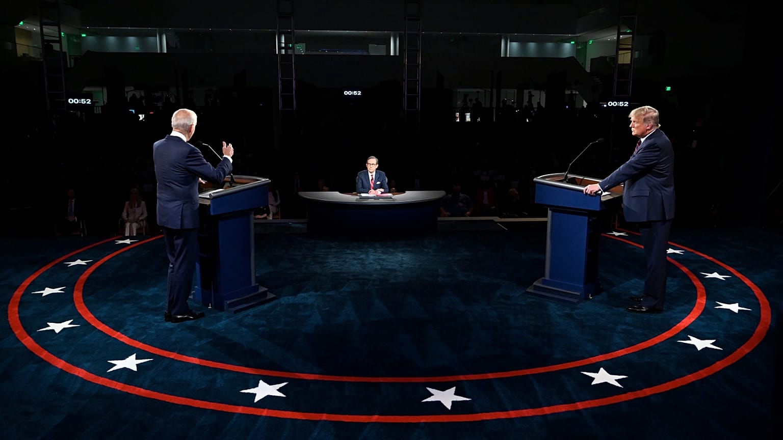 Donald Trump ile Joe Biden canlı yayın tartışması