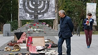 В Бабьем Яре, по разным оценкам, были расстреляны от 100 до 150 тысяч евреев и цыган, главным образом жителей Киева