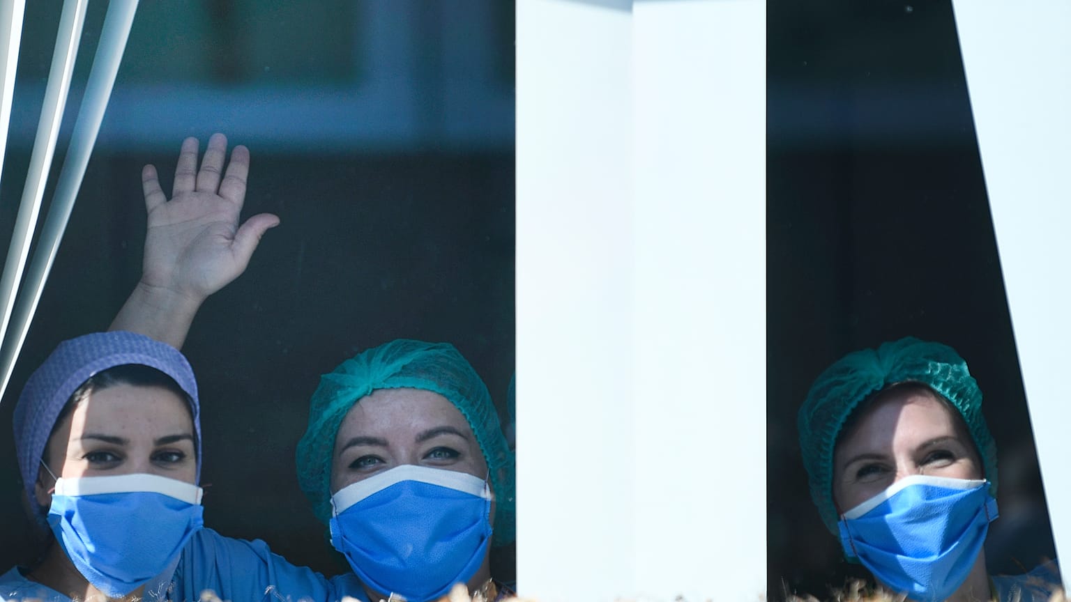 ممرضات في المستشفى الجامعي في جيتي، بلجيكا