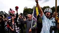 Protest der "Proud Boys" in Portland