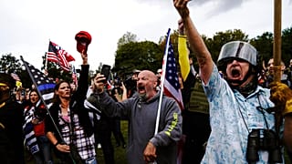 Protest der "Proud Boys" in Portland