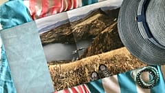 A travel photo book with holiday prints designed and ordered online