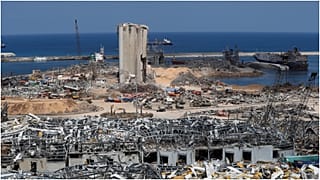 مرفأ بيروت بعد الانفجار