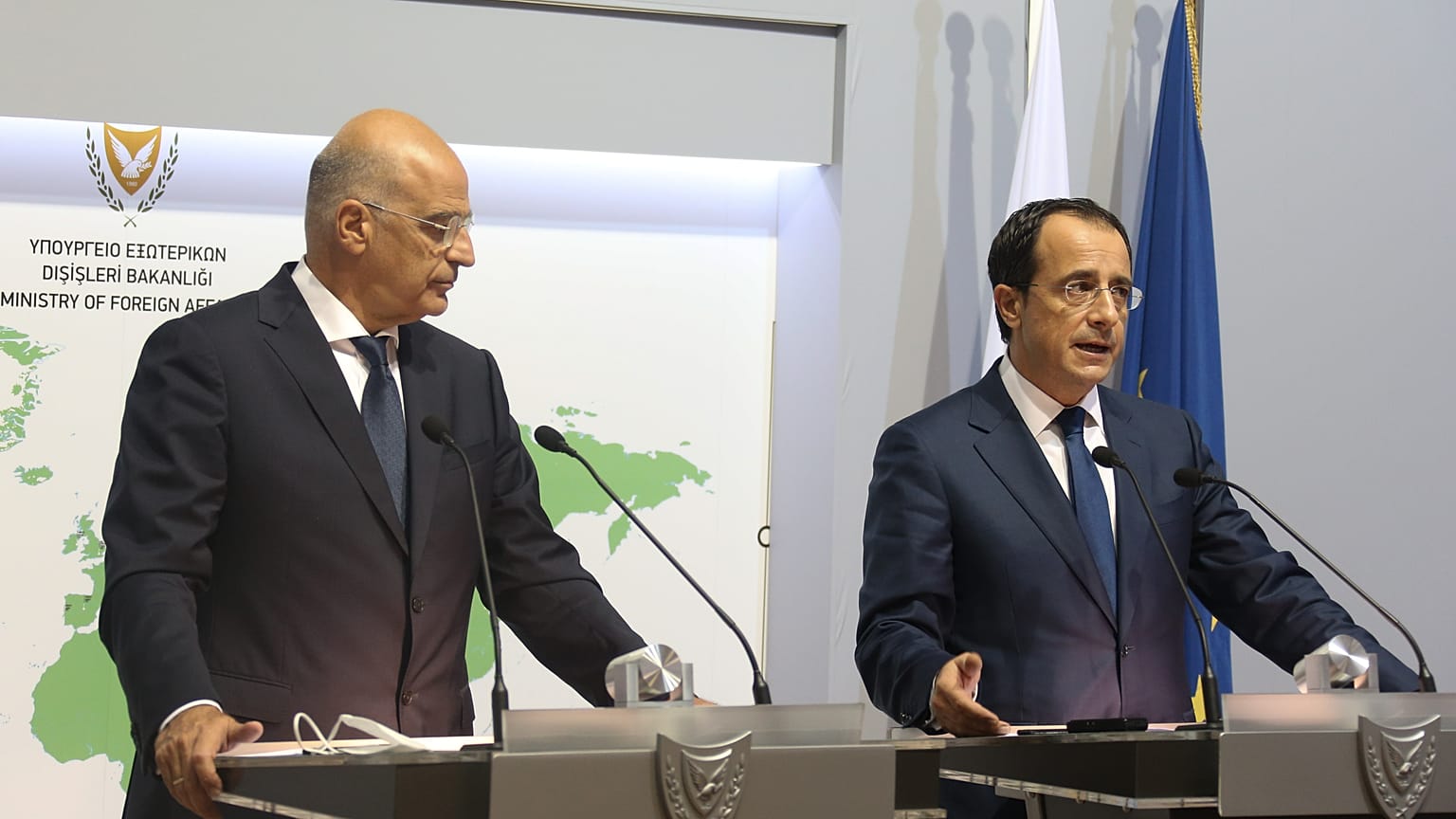 Οι ΥΠΕΞ Κύπρου και Ελλάδας 