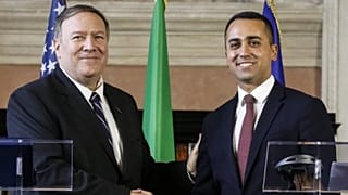 Mike Pompeo ve Luigi Dİ Maio