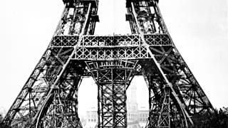 The Eiffel Tower in 1887. Paris, France