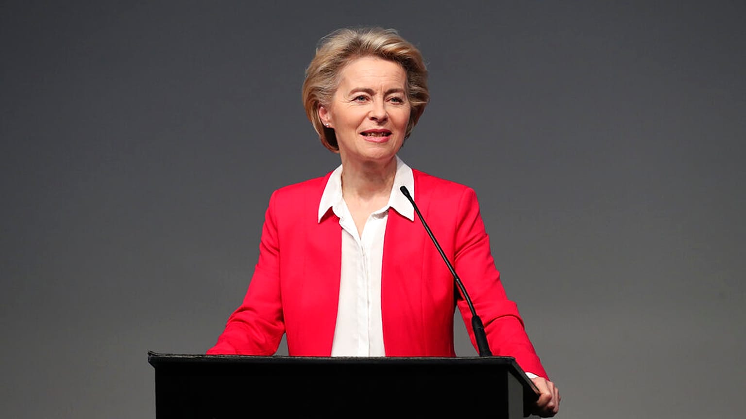 La presidenta de la Comisión Europea, Ursula von der Leyen