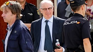 Rodrigo Rato sale de la Audiencia Nacional, Madrid, 26 de septiembre de 2016