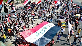 تظاهرات در بغداد و دیگر شهرهای عراق در سالگرد «انقلاب»