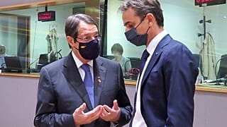 Νίκος Αναστασιάδης και Κυριάκος Μητσοτάκης στην Σύνοδο Κορυφής