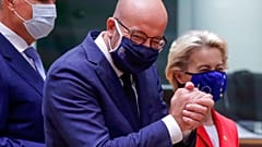 Charles Michel et Ursula Von der Leyen lors du sommet de Bruxelles, 1er octobre 2020