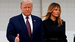 الرئيس الأميركي دونالد ترامب وعقيلته ميلانيا 