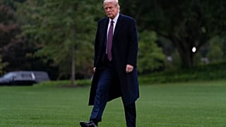 Donald Trump sur la pelouse de la Maison Blanche à Washington, le 1er octobre 2020