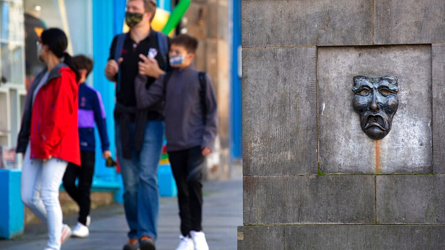Straße in Edinburgh