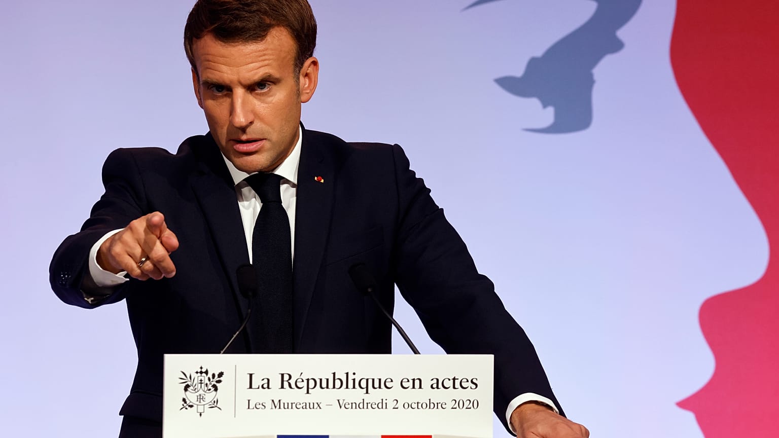 El presidente francés Emmanuel Macron. 