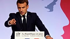 El presidente francés Emmanuel Macron. 