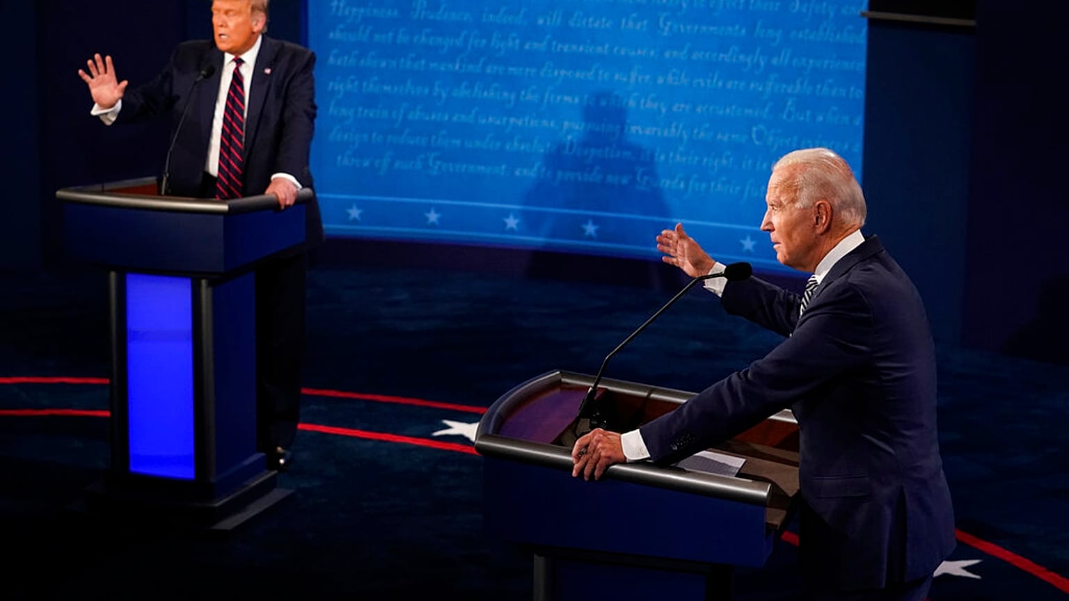 Başkan adayı Biden ve Başkan Trump